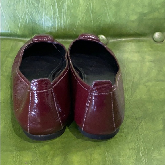 Ecco Maroon Patent Flats - Picture 3 of 4